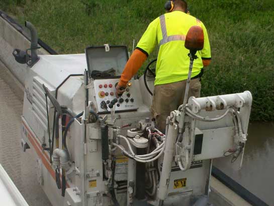 Man On Equipment